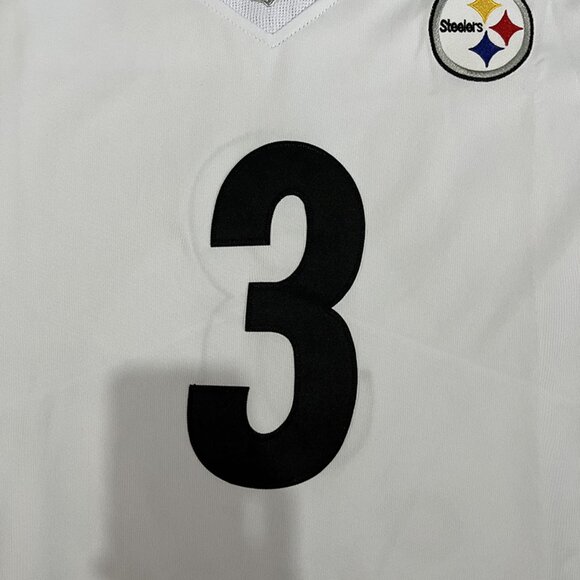 Pittsburgh Steelers White Jersey #3 WILSON NFL - Picture 3 of 6